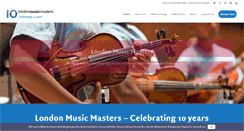 Desktop Screenshot of londonmusicmasters.org
